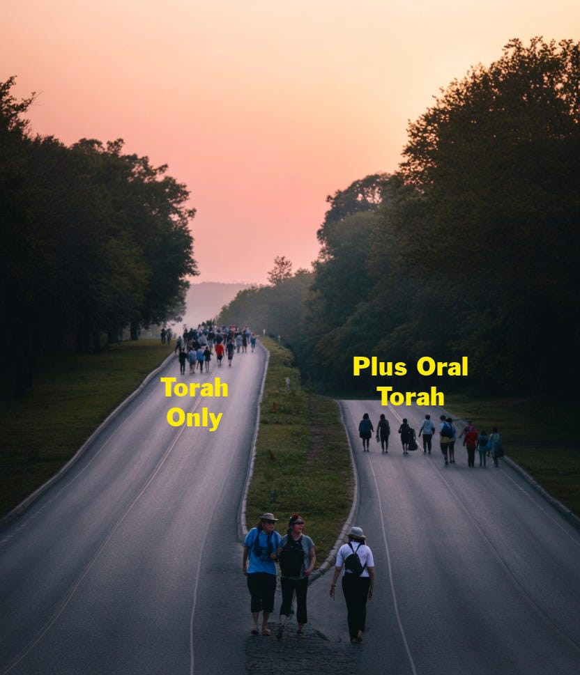 Is the Oral Torah the Wide Road to Destruction?